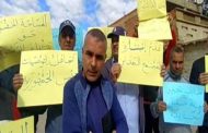 احتجاج ساكنة حي 60 سكنا تساهميا ببلدية الحمادنة بغليزان