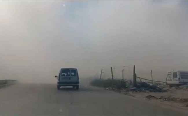 احتراق مفرغة عمومية بغليزان ينذر بكارثة بيئية