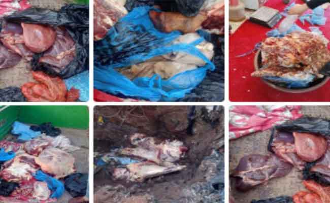 اتلاف أكثر من 287 كلغ من اللحوم والأحشاء غير صالحة للاستهلاك بتيبازة