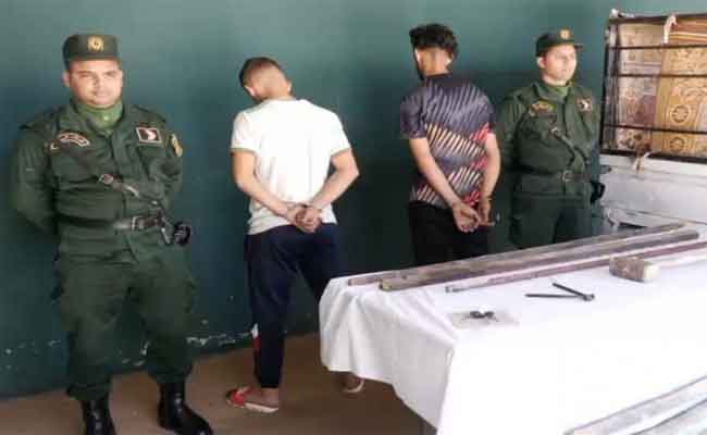 توقيف سارقي البالوعات بحاسي بن عقبة بوهران