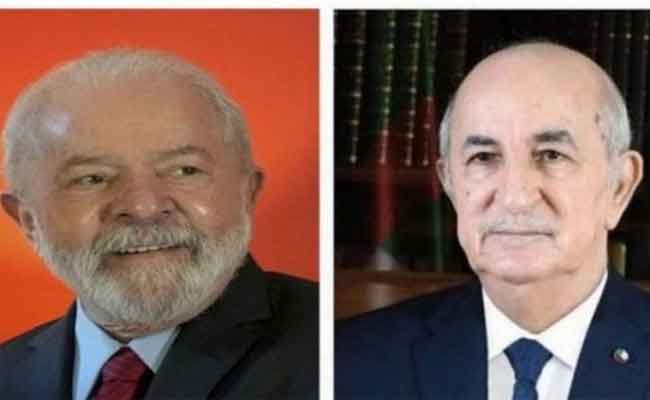 تبون يبعث رسالة خطية لنظيره البرازيلي