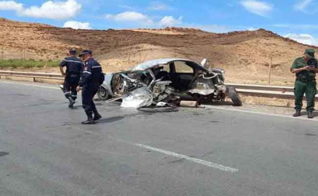 مجزرة مرورية تخلف مصرع طفلين ووالديهما بالمدية