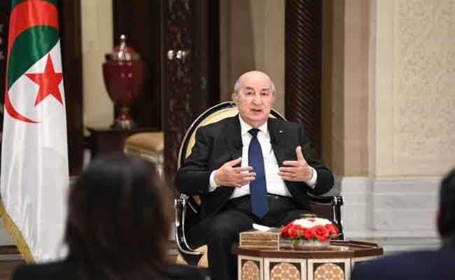 أبرز القضايا التي تطرق لها تبون في حواره مع وسائل الإعلام