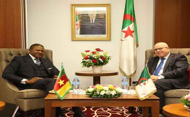 وزير النقل يستقبل نظيره الكاميروني