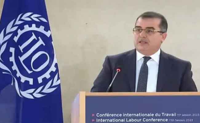 بن طالب من جنيف: “الجزائر تولي أهمية بالغة لموضوع العدالة الاجتماعية”