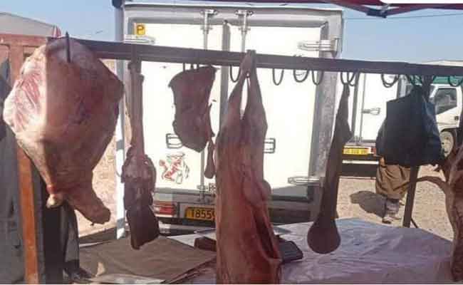 حجز ما يقارب قنطار من اللحوم الحمراء بالسوق الأسبوعي للبويرة