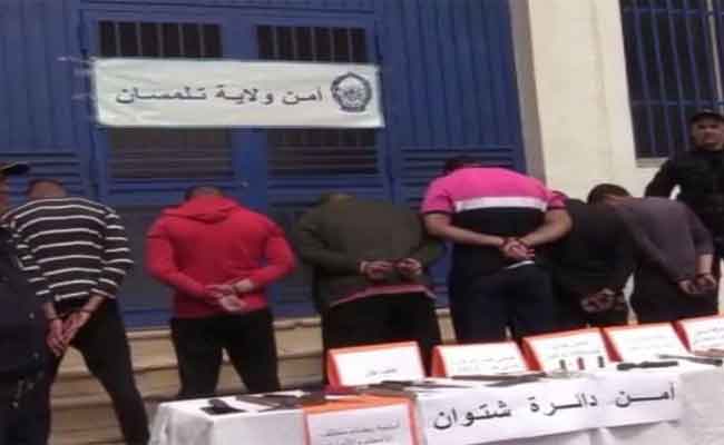 الإطاحة بعصابة أحياء حاولت قتل شخص حرقا بتلمسان