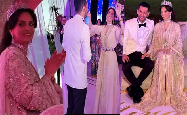 ايمان الباني و مراد يلدريم يحتفلان بعقيقة مولودتهما الأولى “ميراي” بالرباط على طريقة التقاليد المغربية…