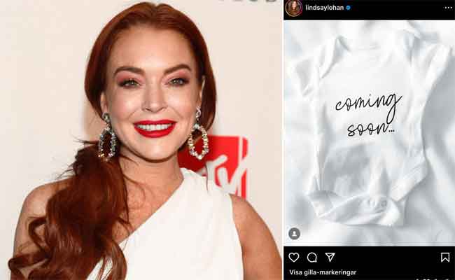 ليندسي لوهان وزوجها بدر الشماس يرحبان بمولودهما الأول “لؤي”…