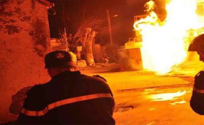 حريق منزل يخلف ثلاثة مصابين بالمدية