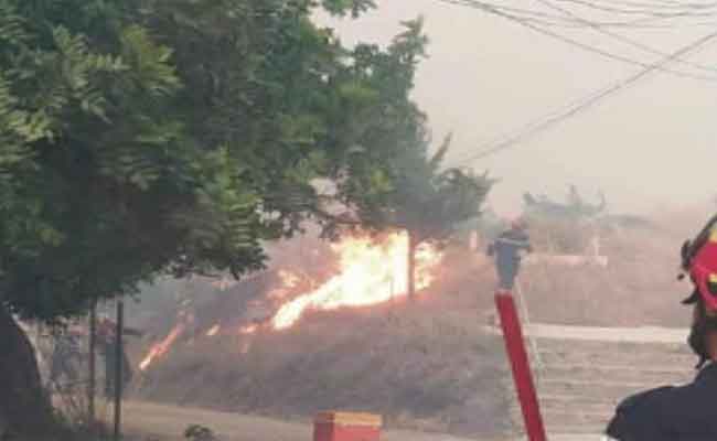 تدخل الحماية المدنية لإجلاء 35 عائلة جراء الحرائق ببجاية