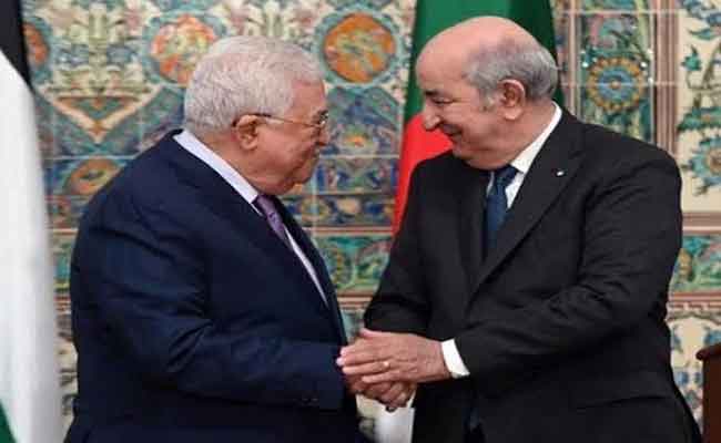 تبون يتلقى رسالة شكر خطية من نظيره الفلسطيني