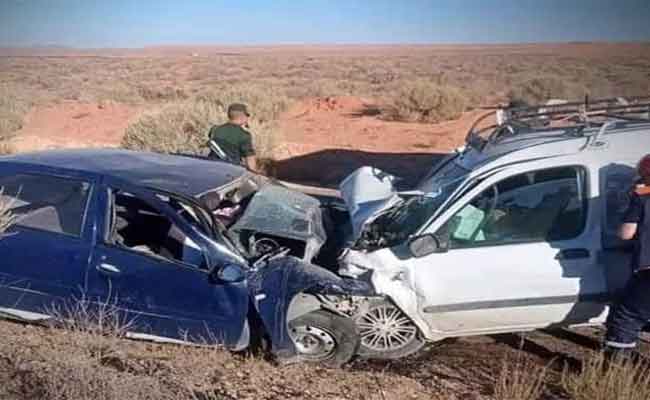 اصطدام بين سيارتين يخلف 4 قتلى بالجلفة