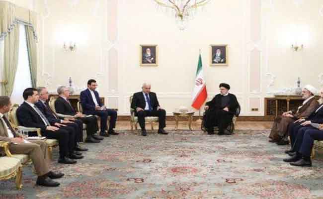 استقبال بوغالي من طرف الرئيس الإيراني