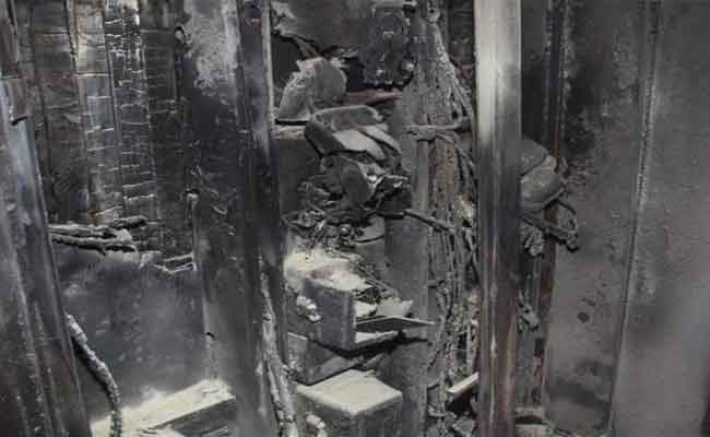 احتراق عدادات عمارة بغليزان