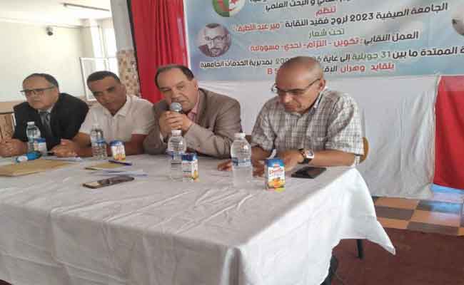 “سناباب” تخلص في جامعتها الصيفية إلى ضرورة ترسيم العمال المتعاقدين والرفع في المناصب المالية