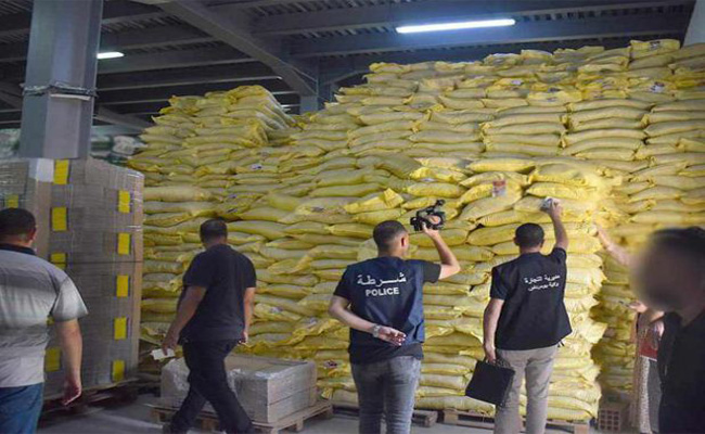 توقيف شخصين متلبسين باحتكار كميات معتبرة من مادتي العدس والأرز ببومرداس