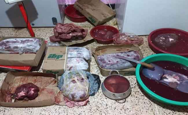 توقيف شخصين مع حجز قرابة 60 كغ من الكبد والكلى المجمدة بعنابة