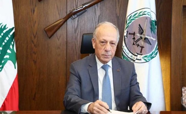 نجاة وزير الدفاع اللبناني