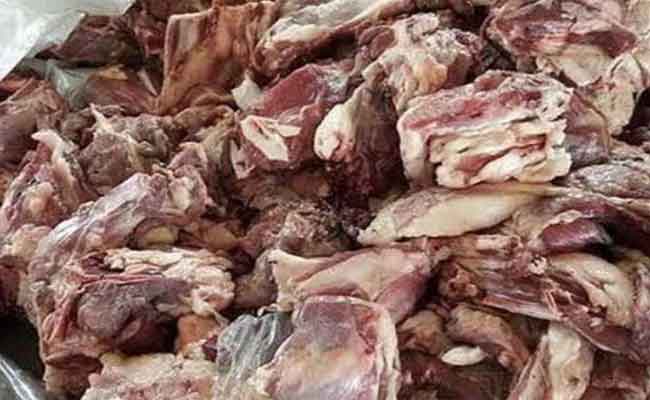 حجز لحوم غير صالحة للاستهلاك بغليزان