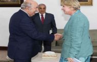 استقبال تبون للسفيرة الأمريكية بالجزائر