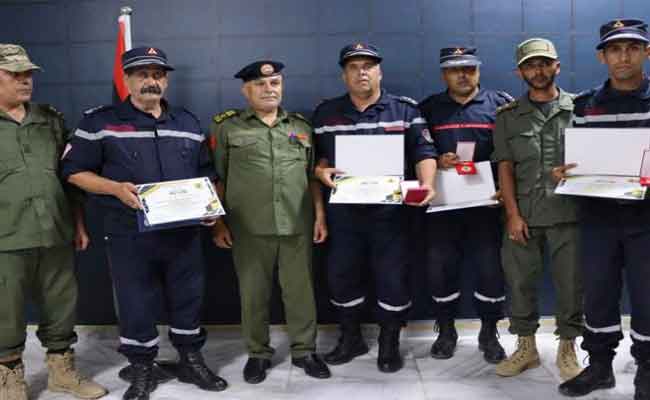 الحماية المدنية الجزائرية تعلن عن نهاية مهمتها بدرنة الليبية