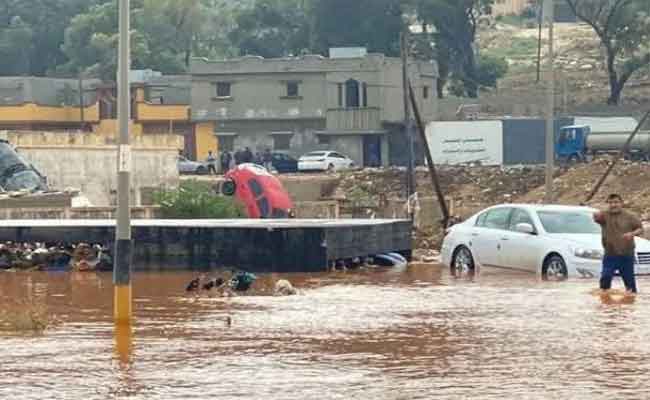 الجزائر تعزي الحكومة والشعب الليبي جراء الفيضانات التي ضربت البلد