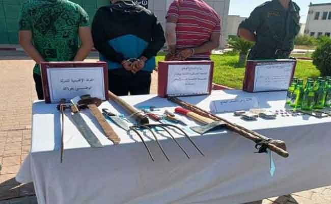 تفكيك عصابة أحياء زرعت الرعب وسط الساكنة بمستغانم