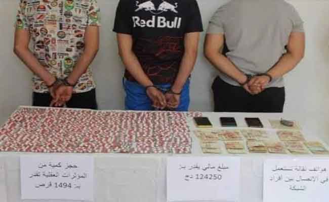 تفكيك أربع شبكات إجرامية تحترف ترويج المؤثرات العقلية بالمدية