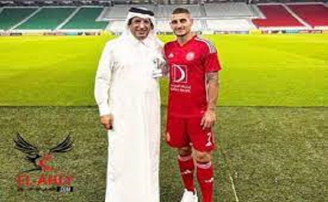 العربي القطري يضم رسميًا ماركو فيراتي لاعب باريس سان جيرمان...
