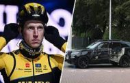 نقل متسابق الدراجات البلجيكي فان هويدونك للمستشفى بعد تعرضه لحادث سيارة...