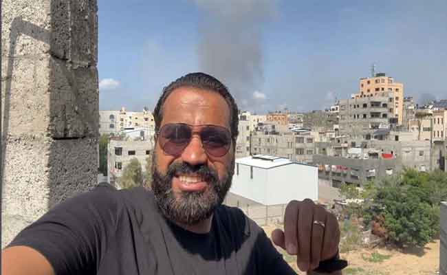 استشهاد فنان المقاومة الفلسطيني علي نسمان في قصف على غزة…