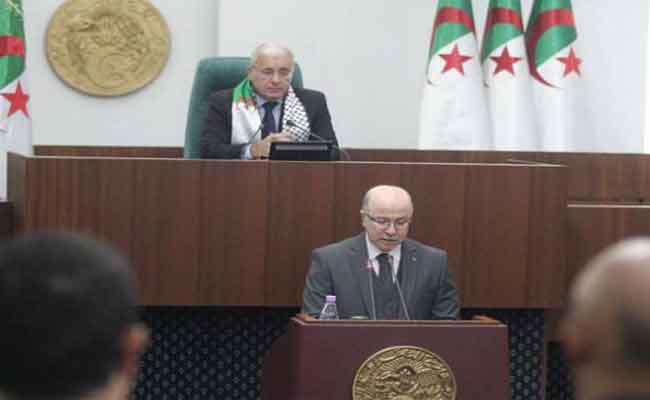 بن عبد الرحمان يعرض بيان السياسة العامة أمام المجلس الشعبي الوطني