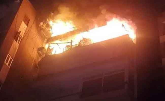 حريق شقة يخلف مصرع ستيني بتيزي وزو