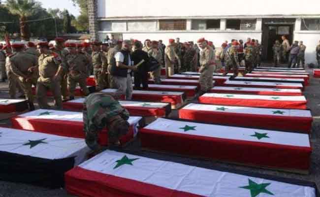 استنكار الجزائر للهجوم الإرهابي الذي استهدف حفل تخرج طلاب ضباط كلية حربية بسوريا