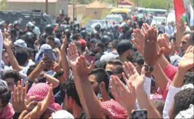 الأردن مسيرات دعم لفلسطين وغزة تنطلق نحو الحدود