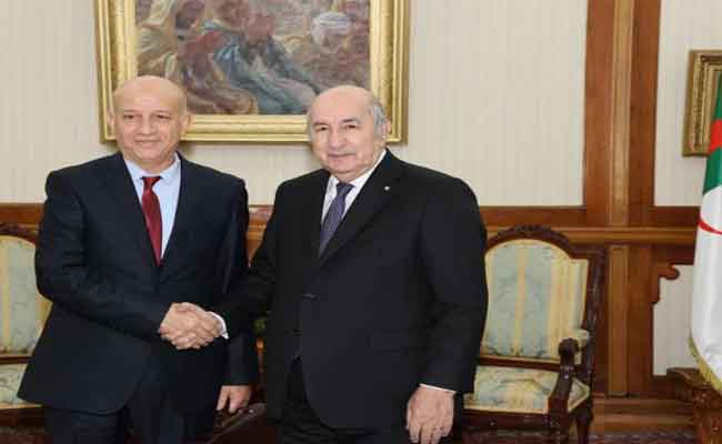 استقبال تبون للأمين العام الجديد للأفالان