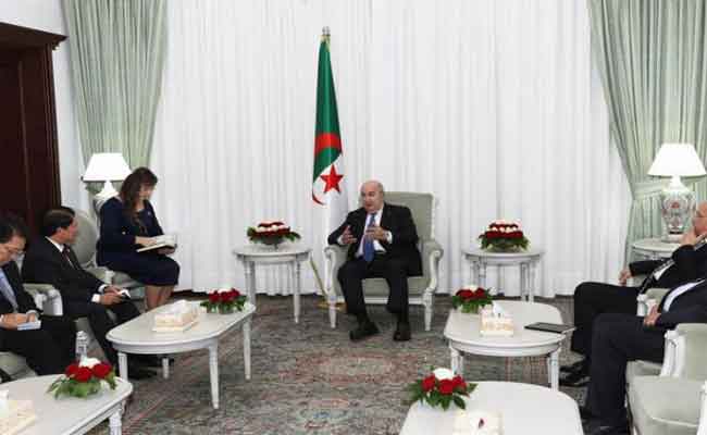 استقبال تبون لوزير العلاقات الخارجية لجمهورية نيكاراغوا