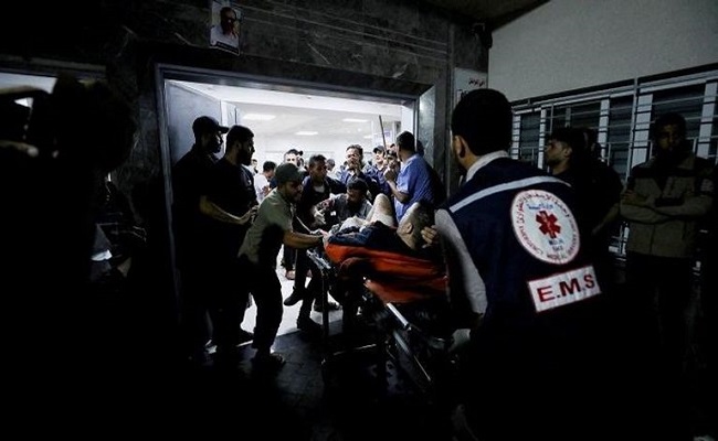 توقف الخدمة بمستشفيات غزة