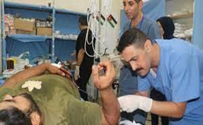 الجيش الأردني: إصابة 7 من كوادر مستشفانا الميداني في غزة