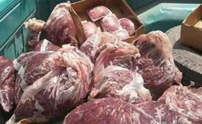 حجز أكثر من 230 كيلوغرام من اللحوم البيضاء والحمراء فاسدة بالبوني
