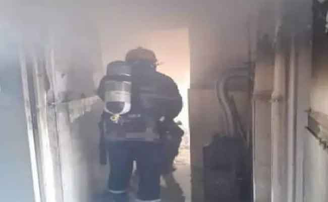 حريق شقة يخلف تسعة مصابين ببسكرة