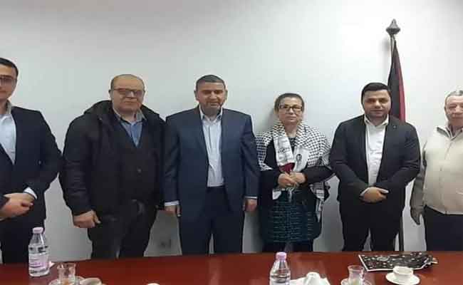 استقبال حزب العمل وفدا من حماس 