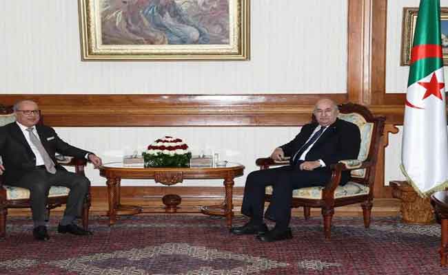 استقبال تبون للأمين العام للأرندي