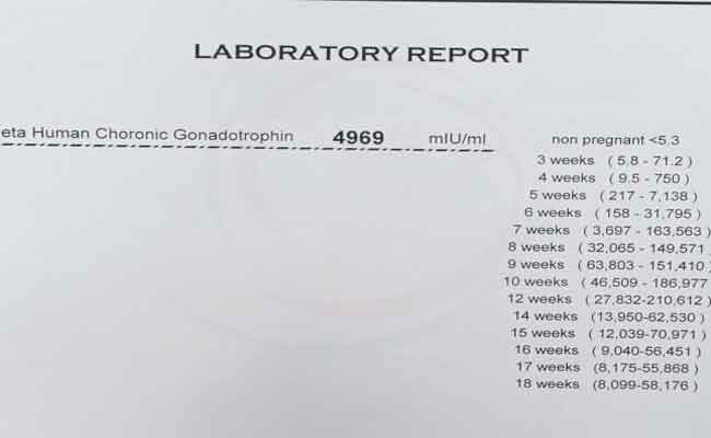 نسبة هرمون الحمل في الأسبوع…