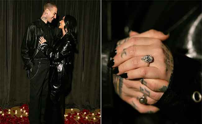 بخاتم ألماس فخم…ديمي لوفاتو مخطوبة رسميا لجوردان لوتس بعد أكثر من عام على المواعدة