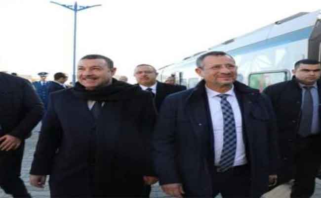 إشراف رخروخ على دخول حيز الخدمة ربط المنطقة الصناعية لبطيوة بالنقل بالسكك الحديدية بوهران