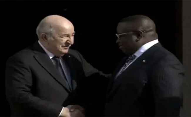 استقبال تبون نظيره السيراليوني