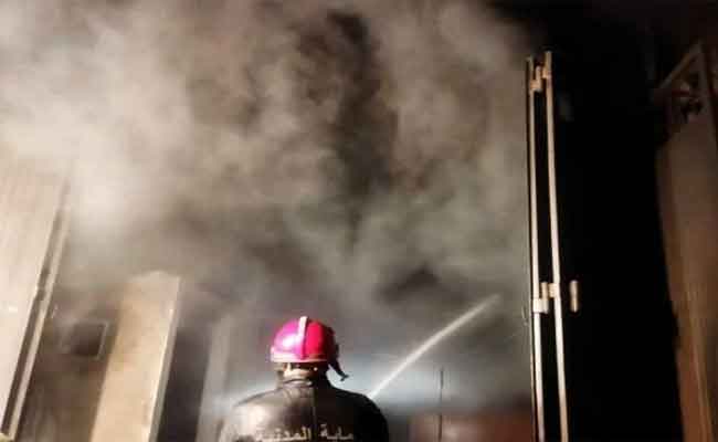 نشوب حريق في مستودع لتخزين الحفاظات بتلمسان 