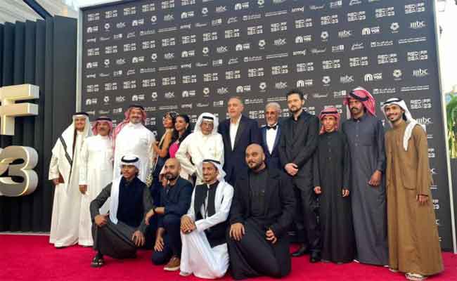 بالفيديو والصور: أبطال فيلم “هجان” يتحدثون خلال عرضه الأول بالرياض